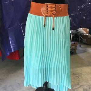 Gorgeous hi lo pleated skirt